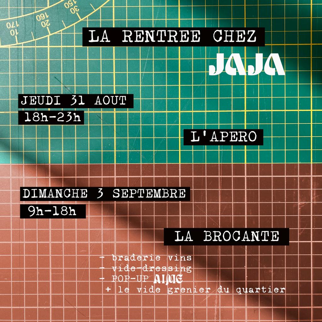 La rentrée chez JAJA ! 31/08 & 3/09 - Jaja Power Lyon